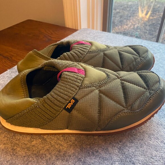 Teva Re Ember Moc Olive Shoes - Women's 10 - Picture 6 of 6
